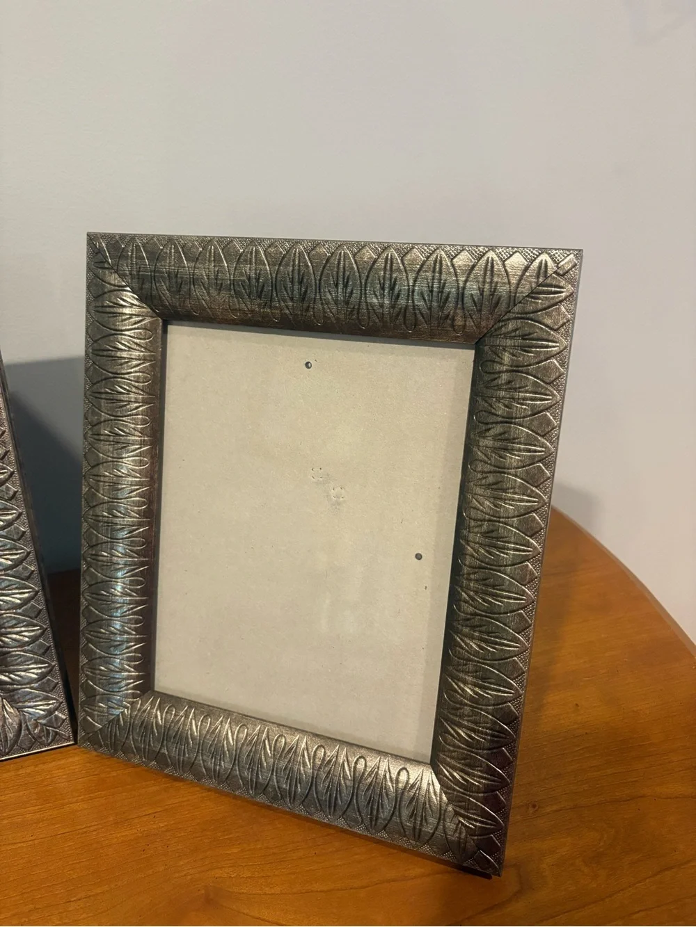 Bundle of 3 Matching Picture Pewter Botanical Style Frames 8x10